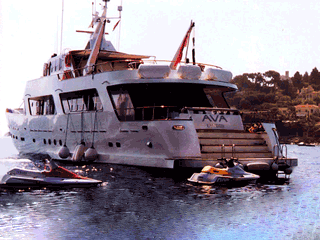 rear view at sea