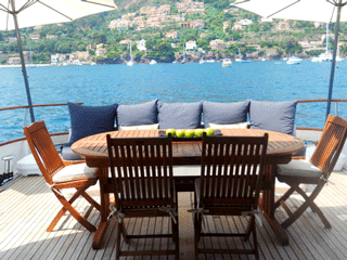 beautiful view from the aft deck